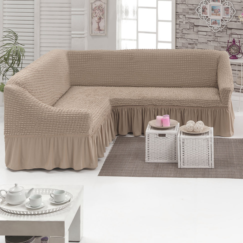 Чехол на мебель для углового дивана deweri, 500х90см купить по выгоднойцене в интернет-магазине OZON (174379295)