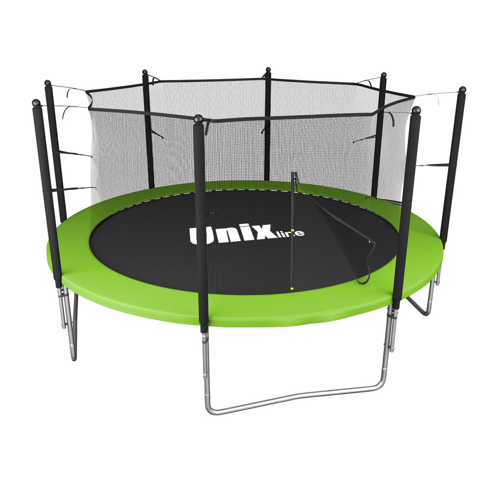 Батут UNIX line Simple 12 ft Green (inside) + эспандер в подарок #1