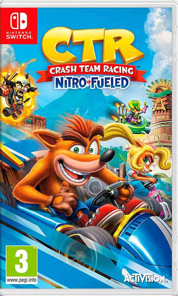 Игра Switch Nintendo Crash Team Racing Nitro-Fueled (англ. версия) (Nintendo Switch, Английская версия) #1