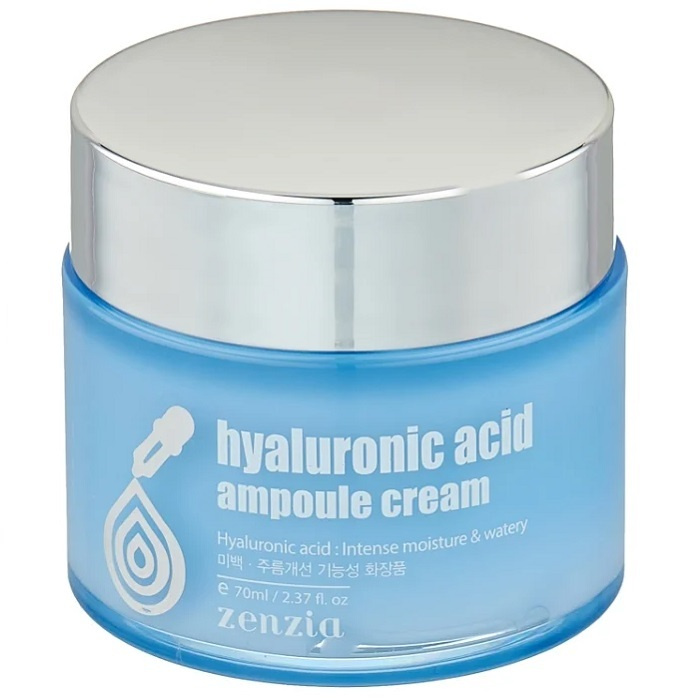 ZENZIA Крем для лица с гиалуроновой кислотой Hyaluronic Acid Ampoule Cream 70 мл  #1