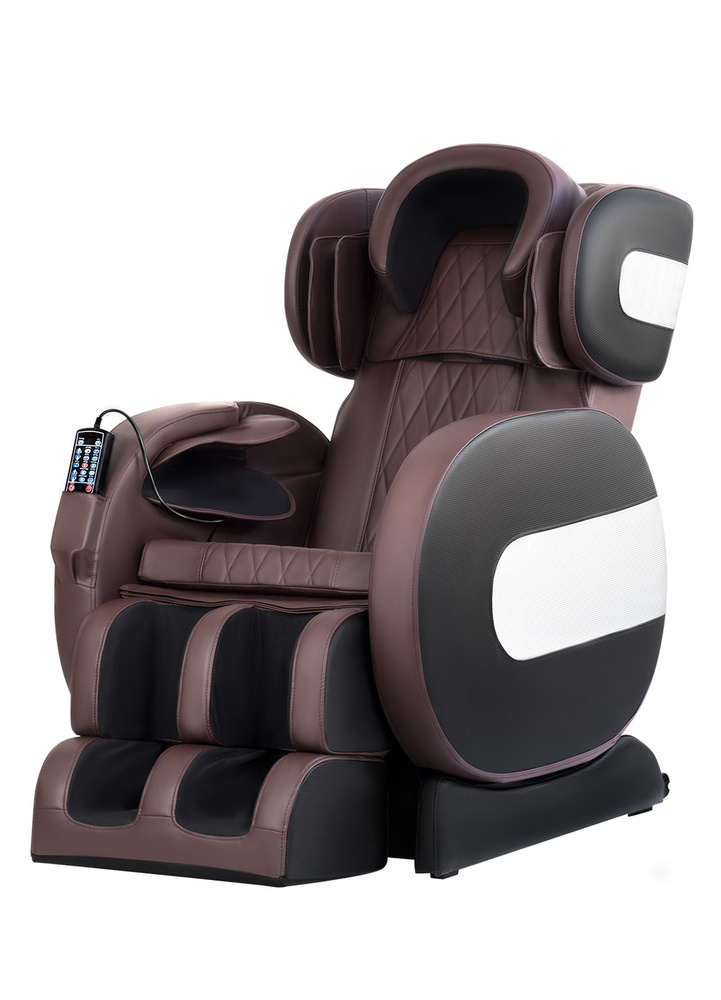 Массажное кресло VictoryFit VF-M81, для дома, воздушно-компрессионный, разминающий, шиацу, прогрев, пульт #1