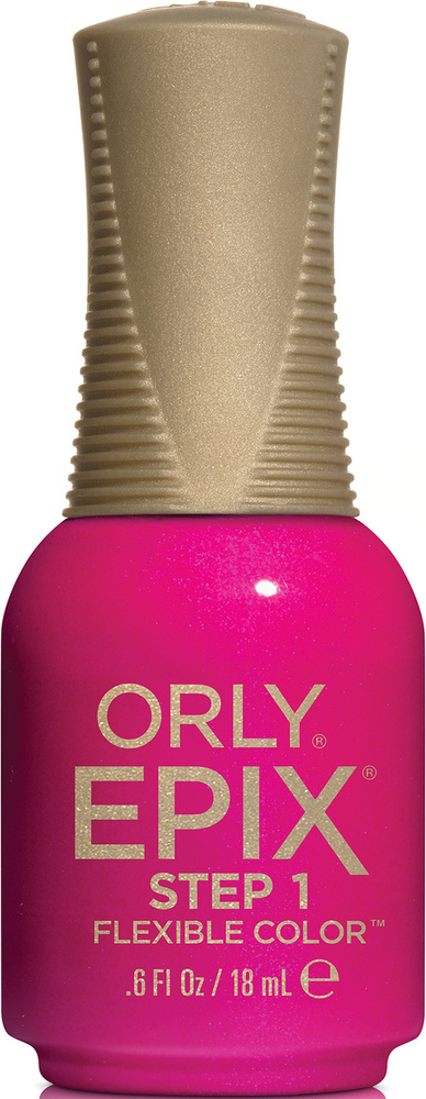 ORLY Эластичное покрытие EPIX Flexible Color. Шаг1. Цвет - Box Office Smash, 18мл  #1