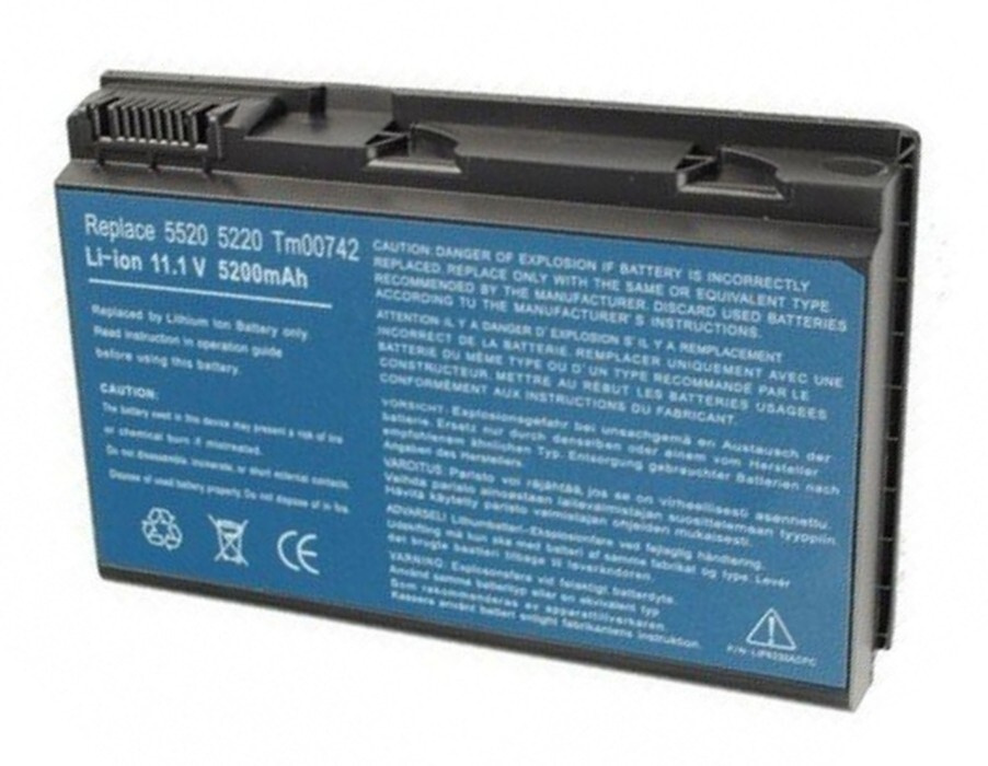 Аккумулятор для ноутбука Acer TravelMate 5220 5230 5310 5320 5520 5530 (11.1V 4400mAh) P/N: 3UR18650Y-2-INV-10 #1