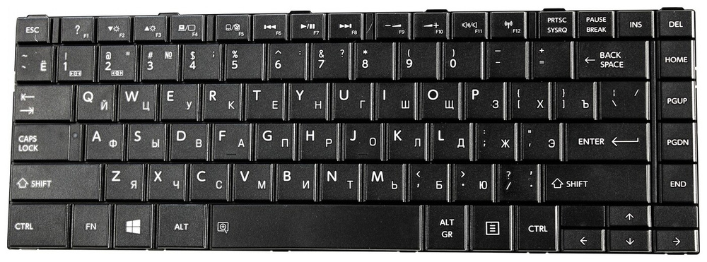 Клавиатура для ноутбука Toshiba L800 L830 C800 M800 P/n: 9Z.N7SSQ.001 #1