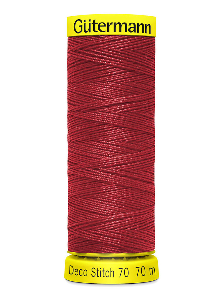 Нить Deco Stitch 70 для декоративных швов, 70 м, 100% п/э, 046 бургундский, Gutermann, 702160  #1