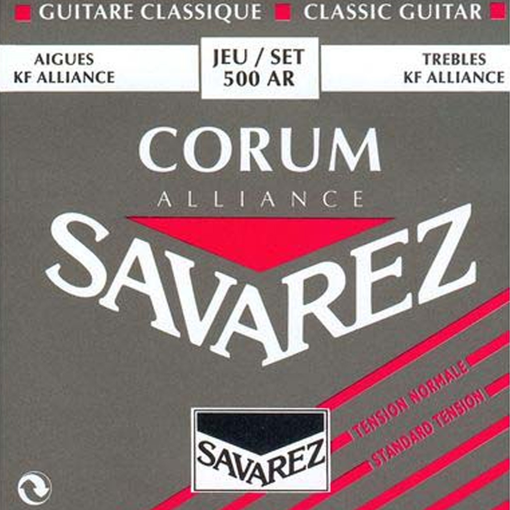 Savarez 500AR Corum Alliance Red standard tension струны для классической гитары  #1