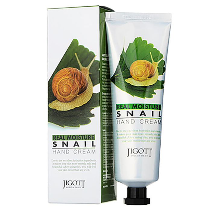 Jigott Питательный крем для рук с улиточным муцином Real Moisture Snail Hand Cream 100 мл  #1