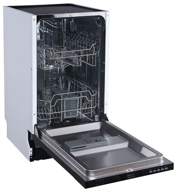 Встраиваемая посудомоечная машина Krona DELIA 45 BI черная, серая  #1