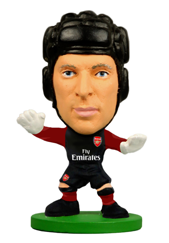 Фигурка SoccerStarz футболиста ФК Арсенал / Arsenal - Petr Cech / Петр Чех - Home (вратарь) Classic, #1