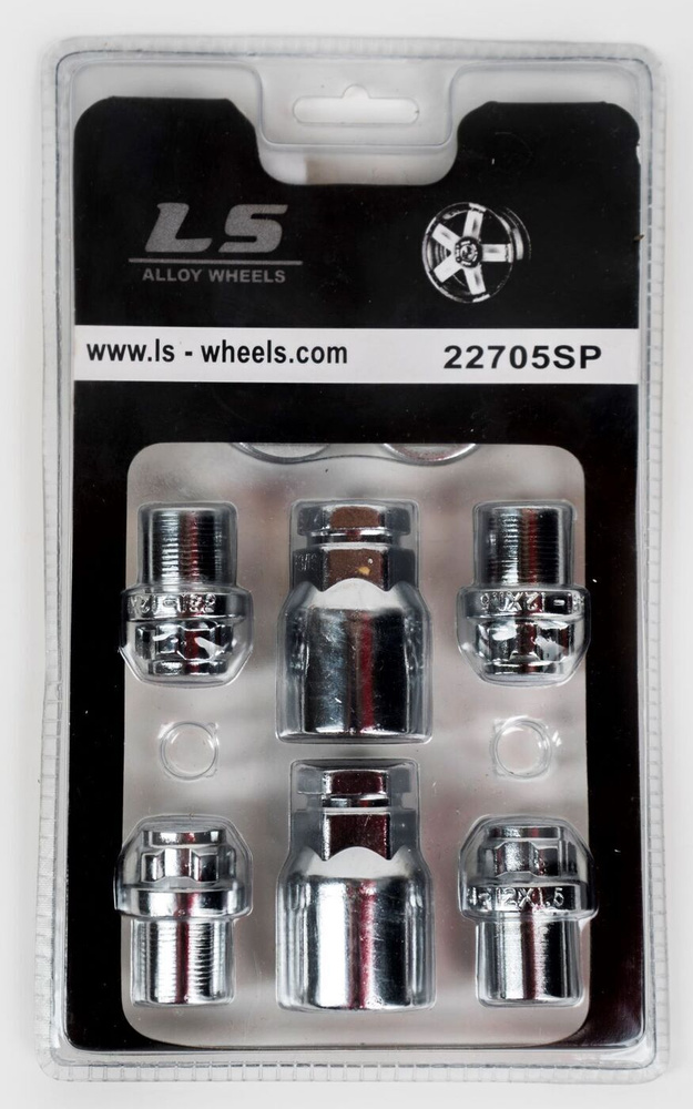 LS Wheels Гайки-секретки М12 х 1,5, 34 мм, 1 шт. #1