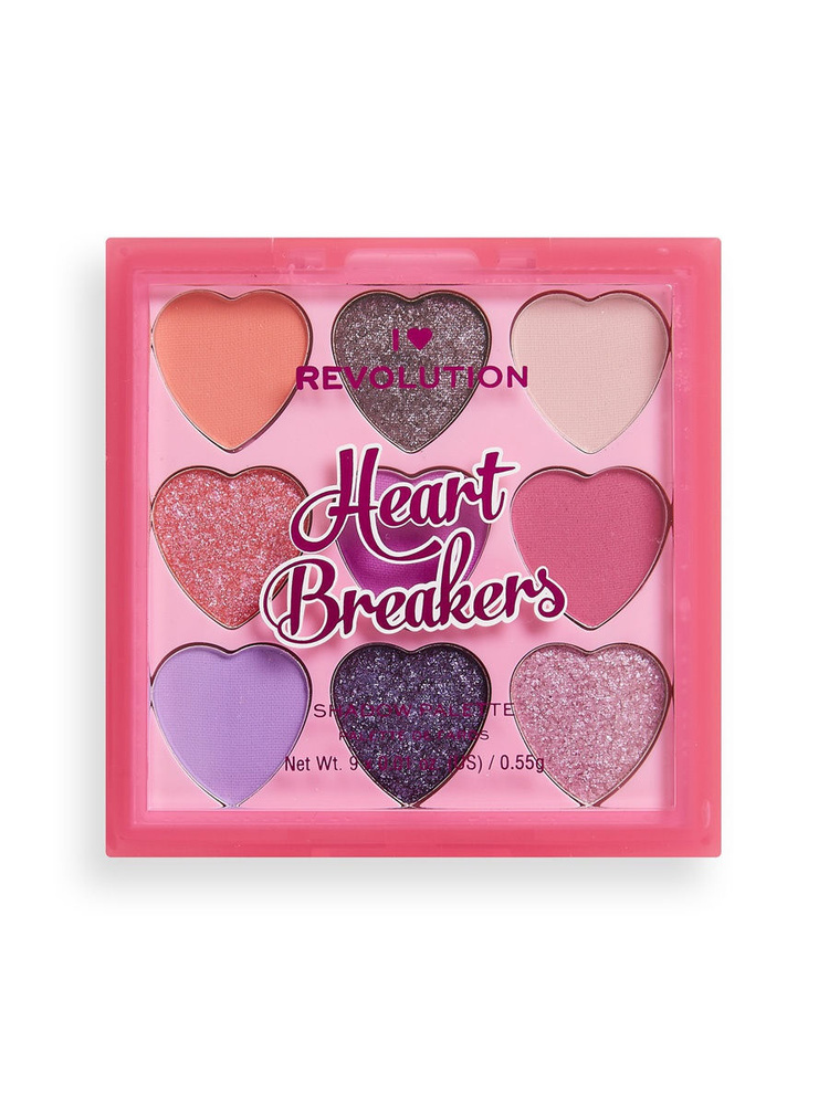 I Heart Revolution Тени для век HEART BREAKERS Flamboyant 4.95 г/ палетка теней/ тени для век палетка #1