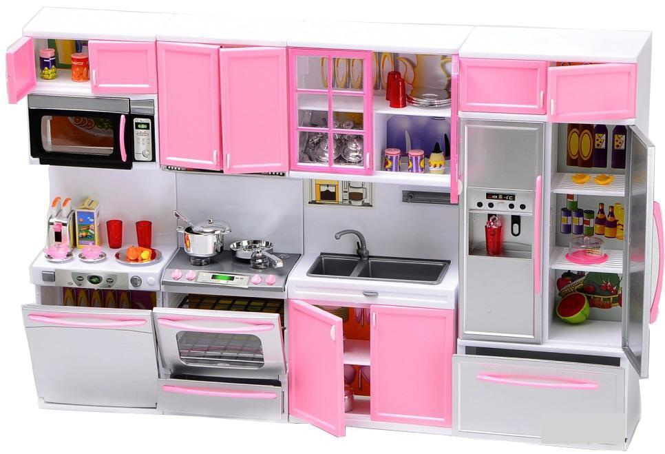 Мебель для кукол Junfa Кухня, "Модерн", звук, свет, 54,5х9,5х36 см (26211P)  #1