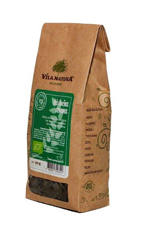 Vila Natura семена тыквы штирийской очищенные био органические Словения 200 гр.  #1