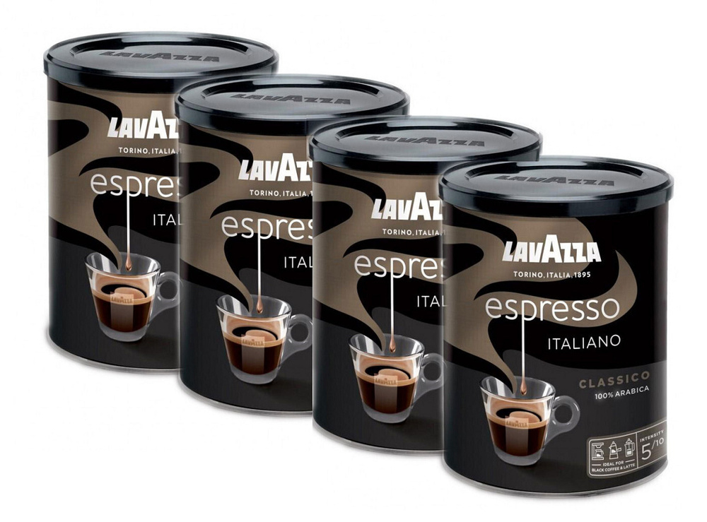 Кофе молотый Lavazza Espresso (Эспрессо)  250г, 4шт #1