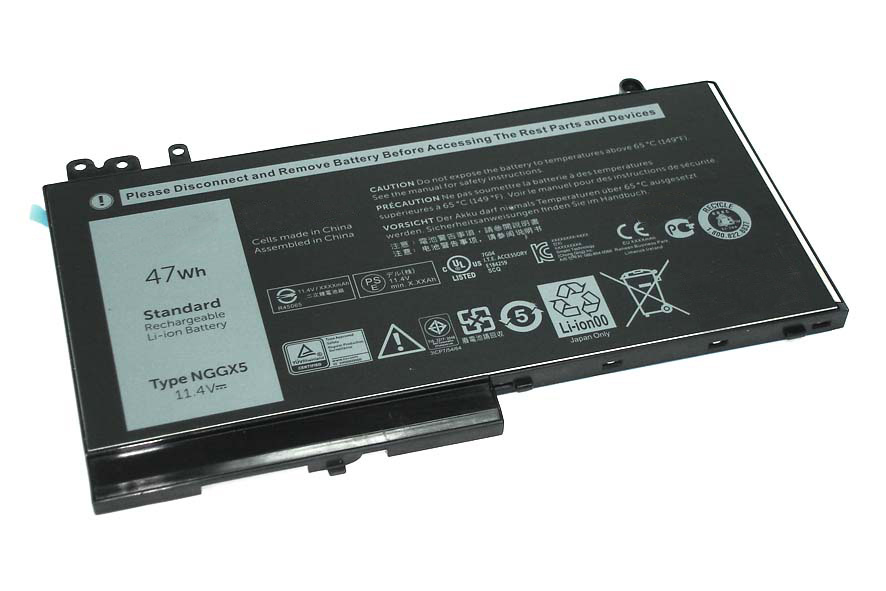 Аккумулятор для ноутбука 4090 мАч, (Dell Latitude E5270 E5470 E5570 NGGX5 453-BBCC XWDK1 RDRH9 954DF #1