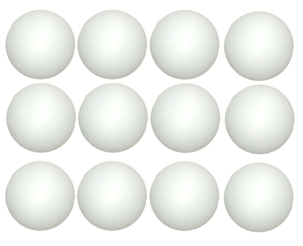 Набор мячиков для пинг-понга 12 штук (белые) #1