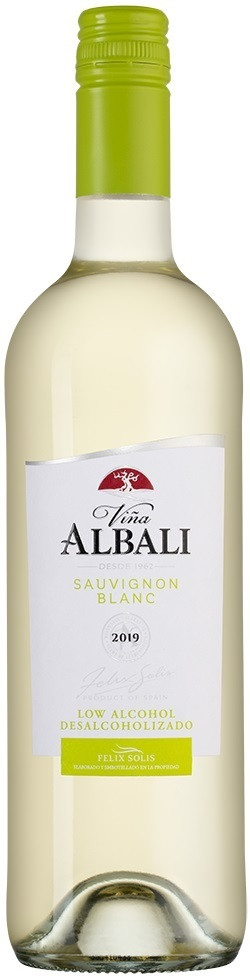 Вино безалкогольное Vina Albali (Винья Албали) Совиньон Блан, белое полусухое, Испания 0,75 л  #1