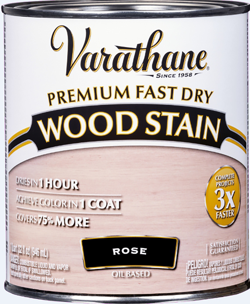 Масло для дерева тонирующее быстросохнущее Varathane Fast Dry Wood Stain 0,946 л. Цвет: Лепесток розы #1