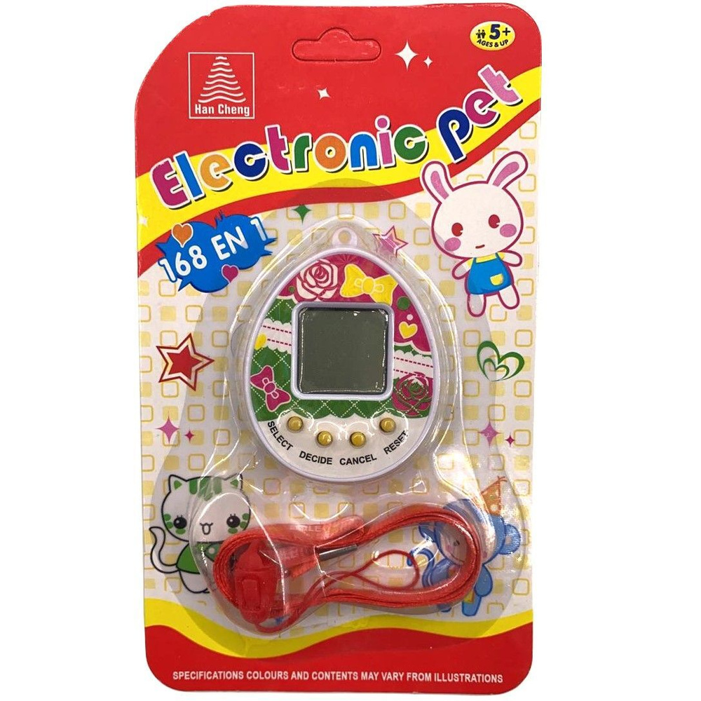 Тамагочи Tamagochi Electronic Pets питомцев 168 в 1 ver.3, белый #1