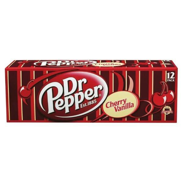 Газированный напиток Dr.Pepper Cherry Vanilla (Доктор Пеппер) 12 шт по 355 мл (США)  #1