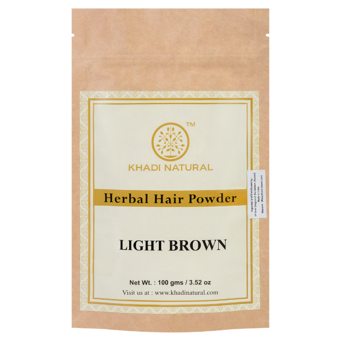 Khadi Natural Хна для волос светло-коричневая, 100 гр (срок годности до 10.2023)  #1