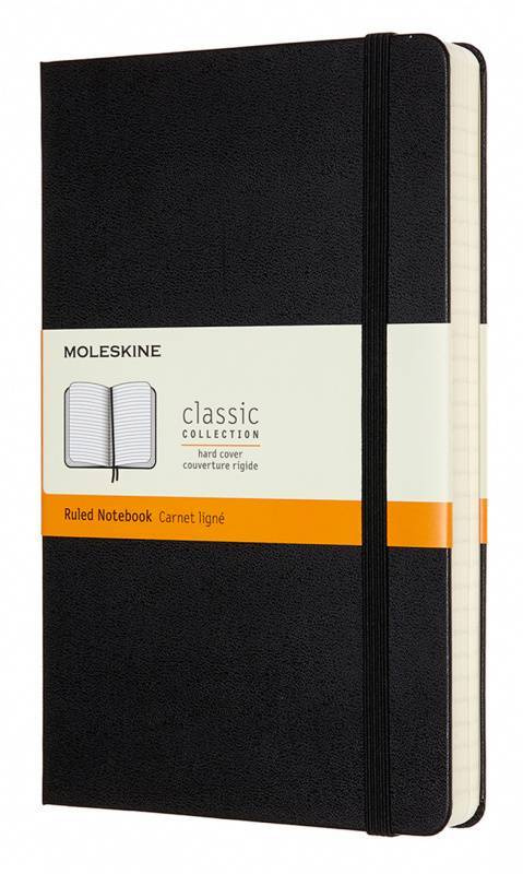 Блокнот Moleskine CLASSIC EXPENDED Large 130х210мм 400стр. линейка твердая обложка черный  #1