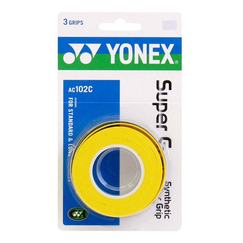 Обмотка намотка для ракетки Yonex Super Grap AC102EX-3 (3шт.) Yellow #1