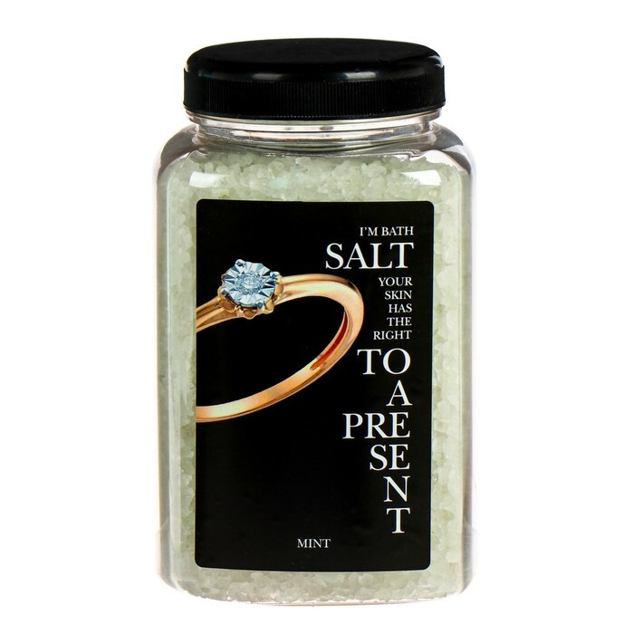 Соль морская "Dr. Aqua", природная, для ванн, "Мята", 0,7 кг #1