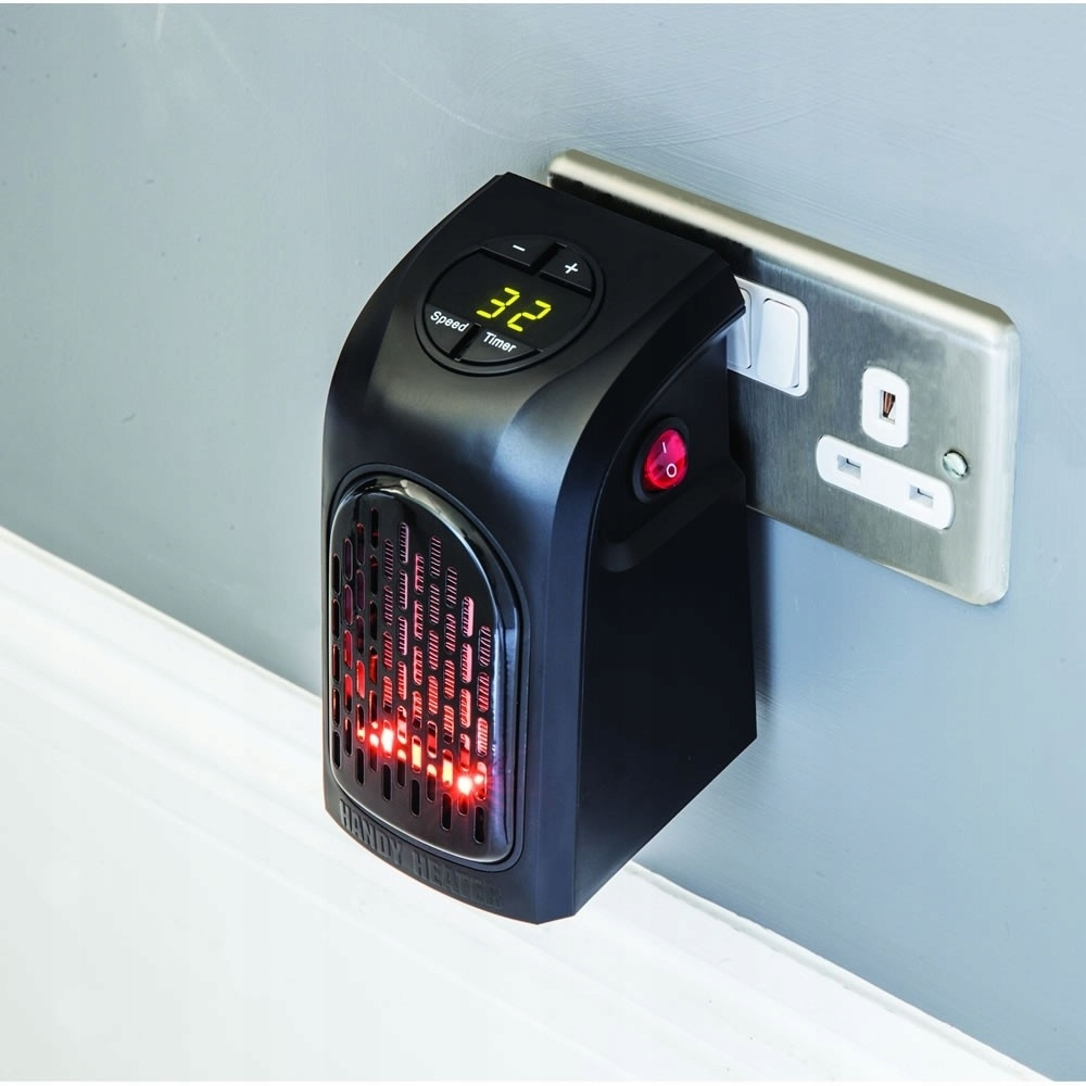 Обогреватель для дома экономный Handy Heater 400вт, обогрев 23 кв. м / тепловентилятор настенный  #1