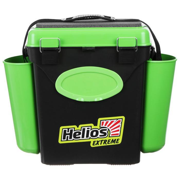 Ящик зимний Helios FishBox 10 л, односекционный, цвет зелёный #1