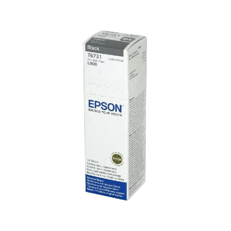 Контейнер с чернилами Epson T6731 C13T67314A чер. для L800 #1