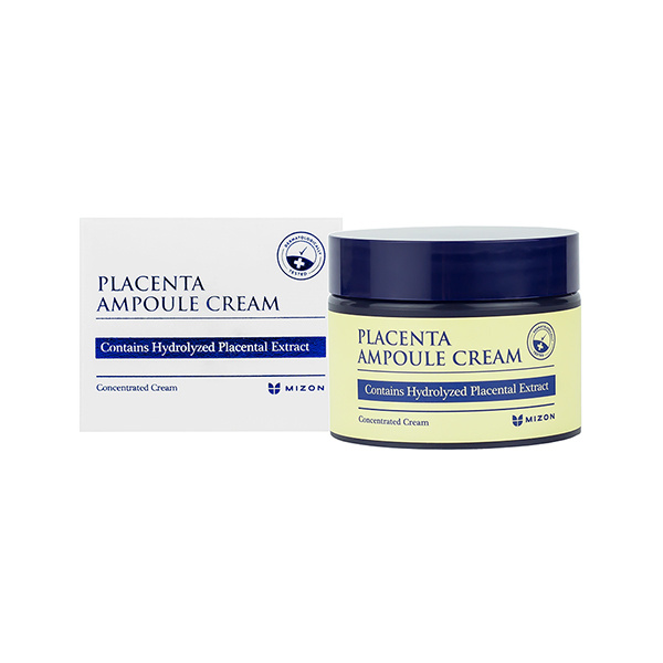 MIZON Placenta Ampoule Cream Антивозрастной плацентарный крем для лица 50мл  #1