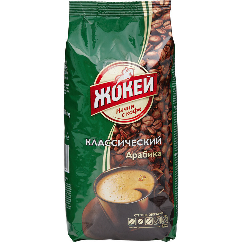 Кофе Жокей Классический в зернах,500г, 0242-08 #1