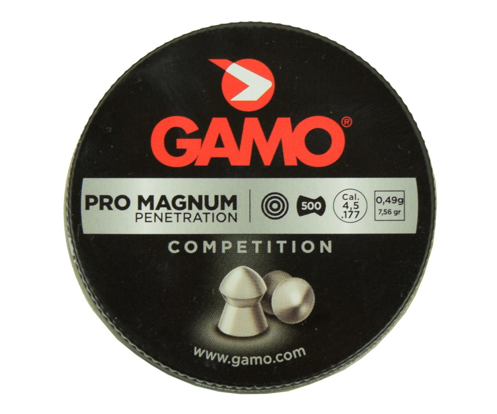 Пули Gamo Pro Magnum 4,5 мм, 0,49 г (500 штук) #1