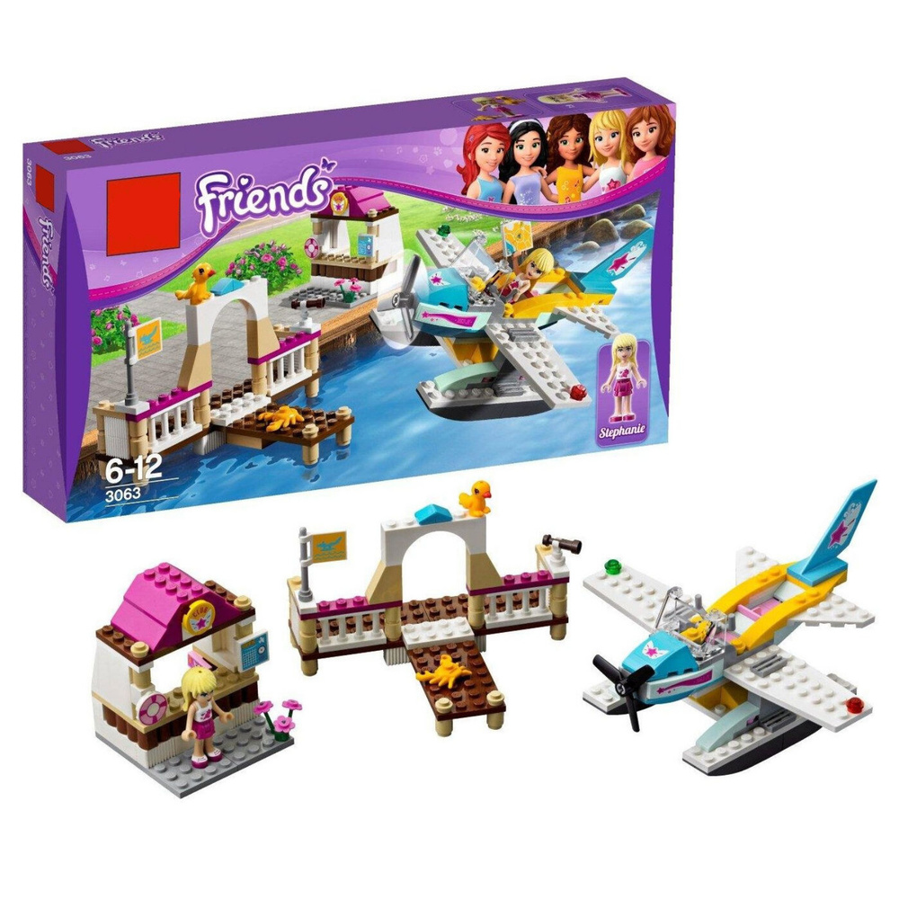 Конструктор подружки Friends "IШкола пилотирования" 192 детали / Конструктор лего для девочек / Лего #1