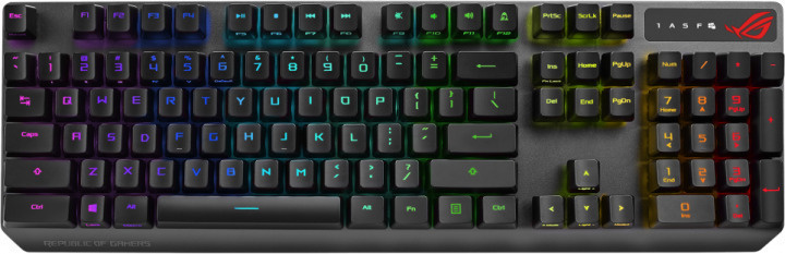 ASUS Игровая клавиатура проводная ROG Strix Scope RX, (Cherry MX RGB Black), черный  #1