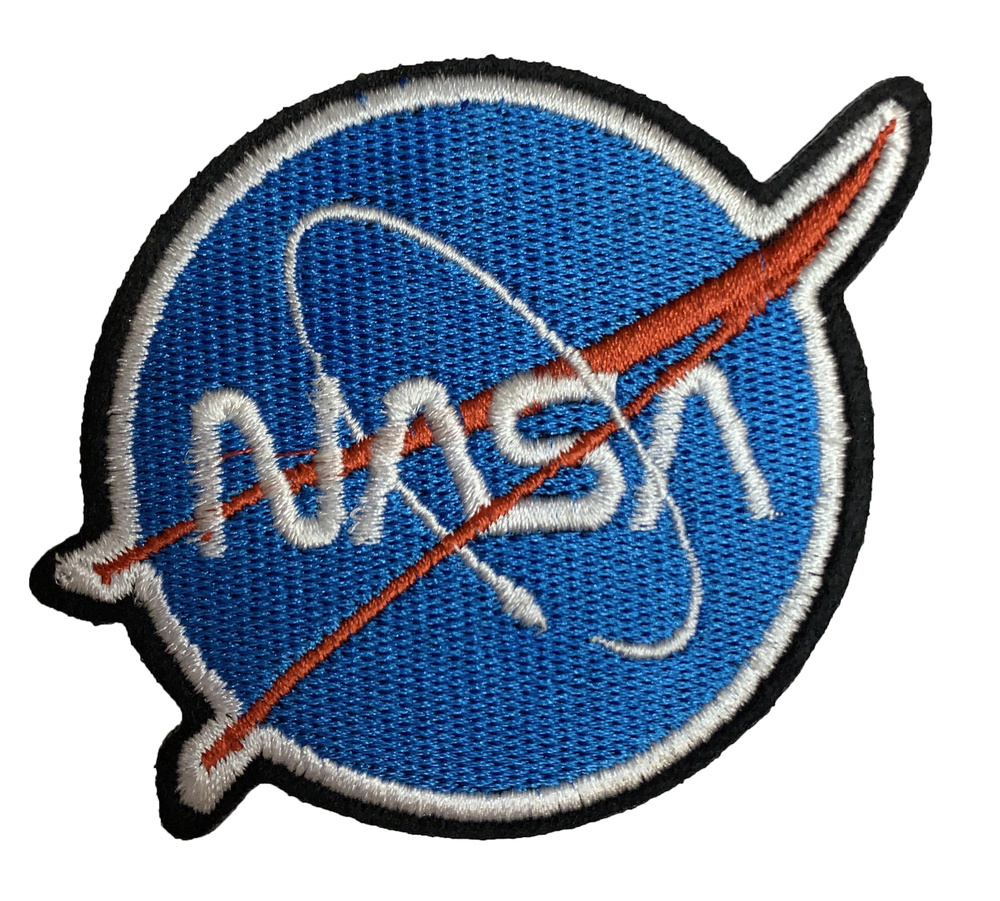 Нашивка, шеврон, патч (patch)  НАСА, размер 7*6 см, 1 шт. #1