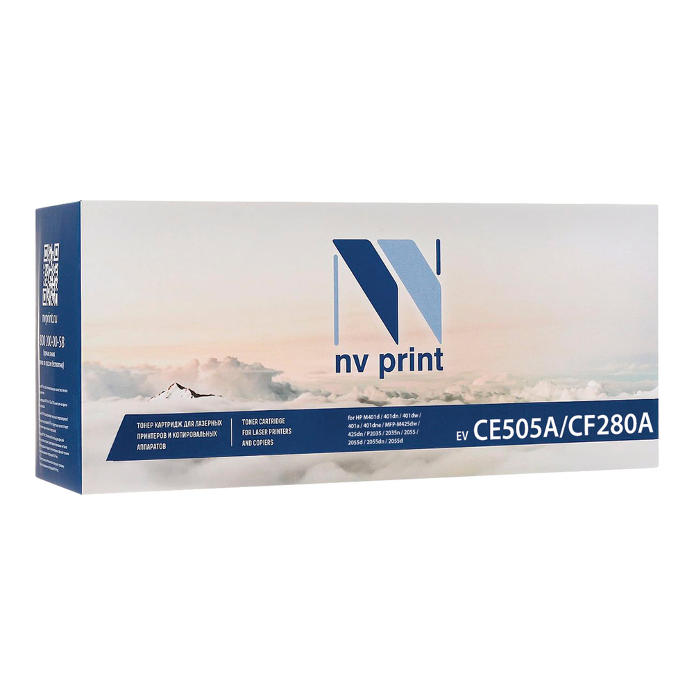 Картридж лазерный NV PRINT (NV-CF280A/CE505A) для HP LaserJet M401/425/P2035/2055, ресурс 2700 стр., #1