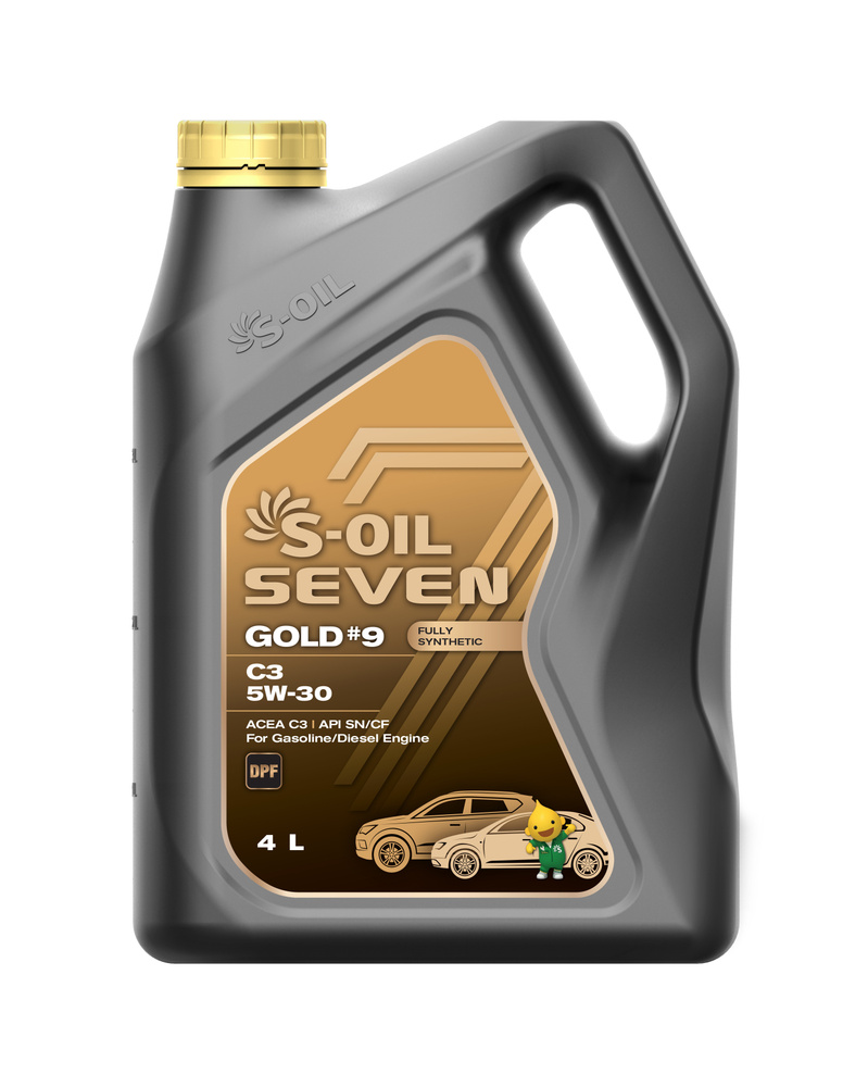 S-OIL SEVEN gold #9 5W-30 Масло моторное, Синтетическое, 4 л #1