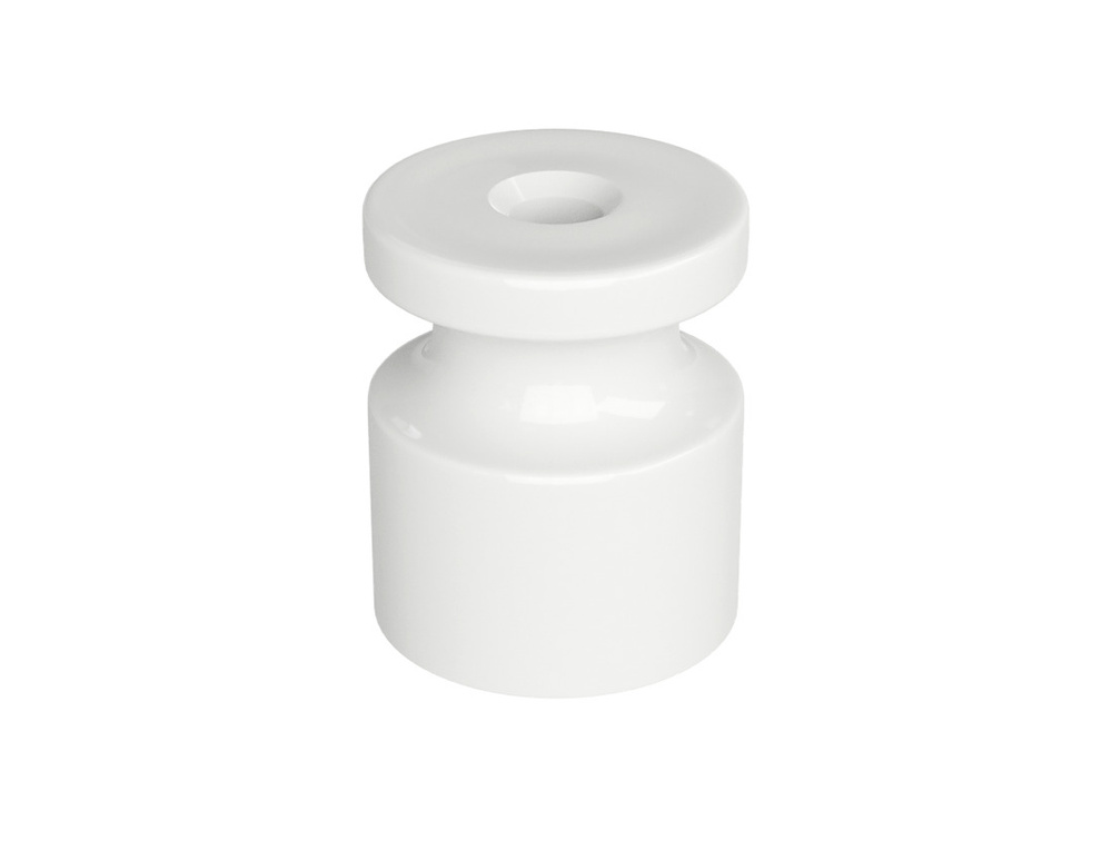 Изолятор универсальный пластиковый, цвет - белый (100шт/уп). Серия "Усадьба"  #1