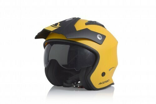 Мотошлем открытый Acerbis JET ARIA Yellow, S #1