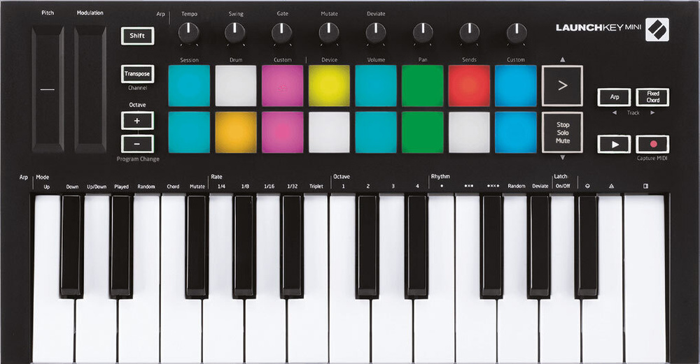 NOVATION LaunchKey Mini MK3 контроллер, 25 клавиш #1