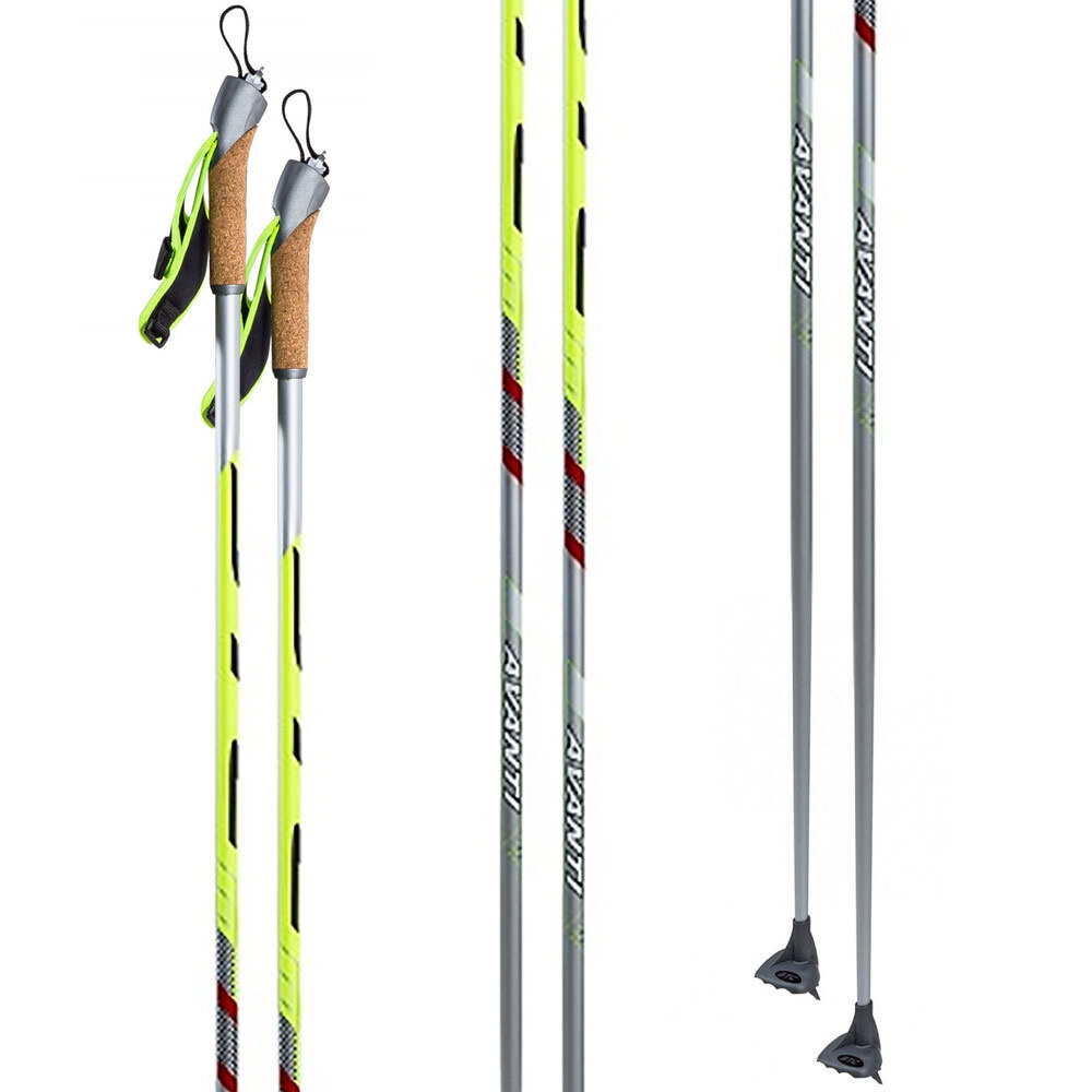 Палки лыжные STC AVANTI 100% углеволокно, STCAVANTI, 135 см. #1