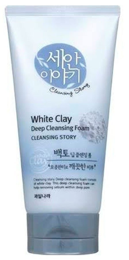 WELCOS Пенка д/лица Cleansing Story Foam Cleansing (White Clay)150g 150гр #1