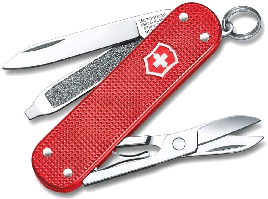 Швейцарский, складной нож-брелок VICTORINOX Classic SD Alox Colors "Sweet Berry" 0.6221.201G, длина лезвия #1