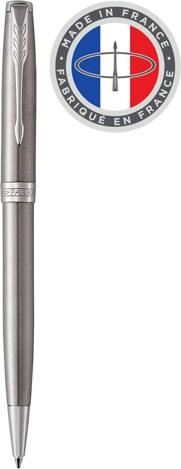 Parker Ручка шариковая Sonnet Stainless Steel CT, цвет чернил: черный #1