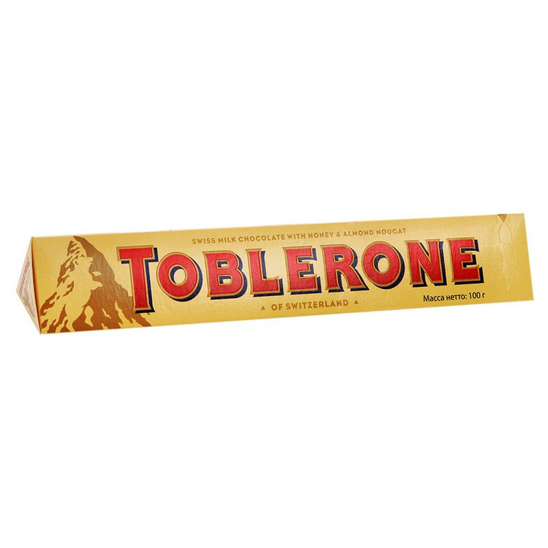Шоколад TOBLERONE молочный с нугой 100 грамм #1