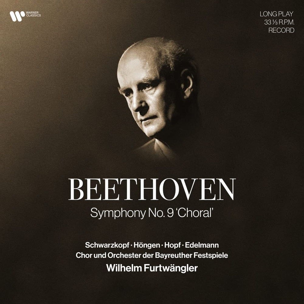 WILHELM FURTWANGLER - BEETHOVEN: SYMPHONY NO. 9 'CHORAL'. 2 LP (2 LP 180 GR. PRESSING - black vinyl - #1