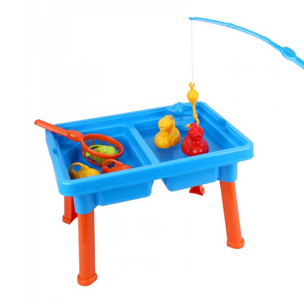 Детский набор для рыбалки с крышкой с водой ТЕХНОК / детская удочка  #1