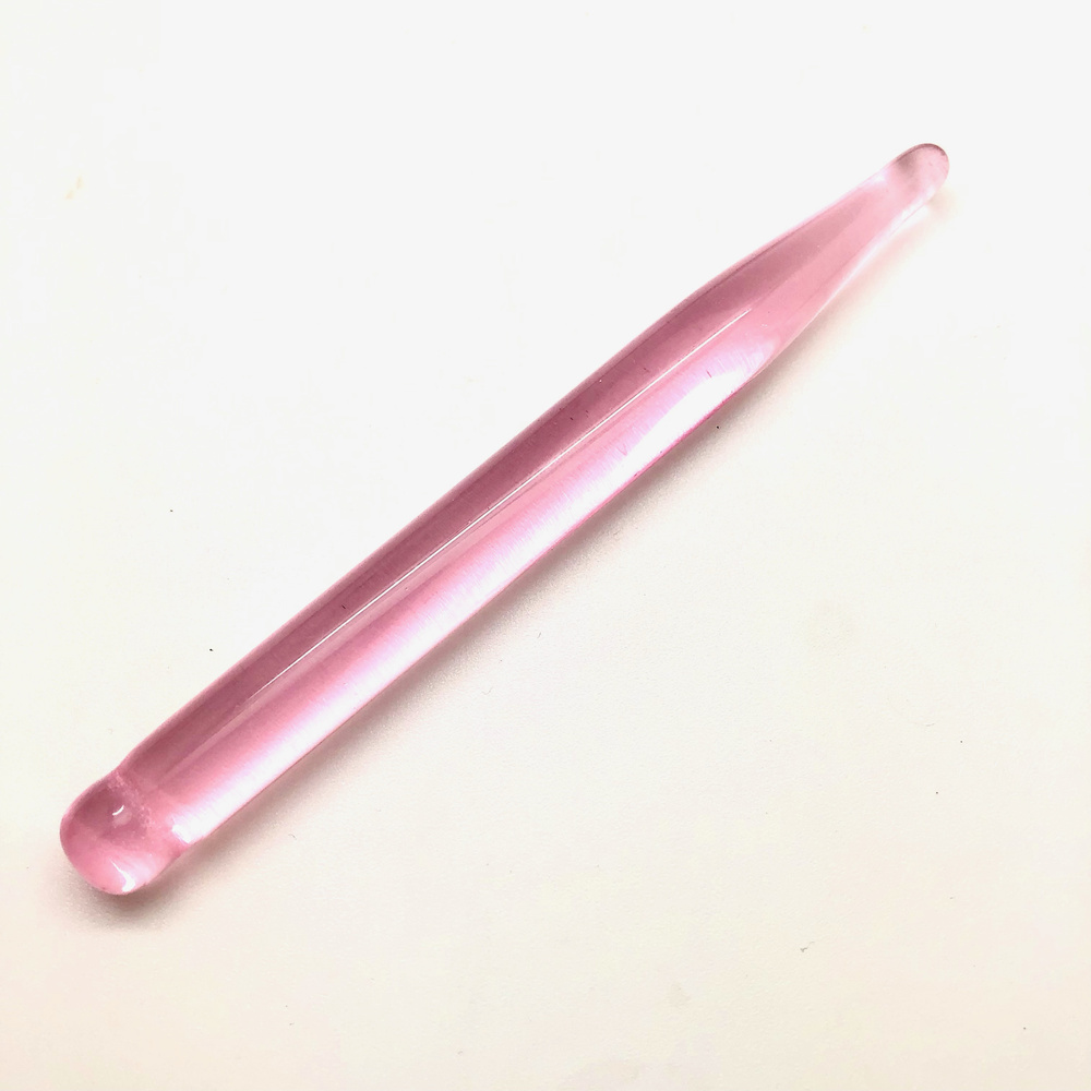 Массажная палочка для лица из розового стекла Gl011 #1